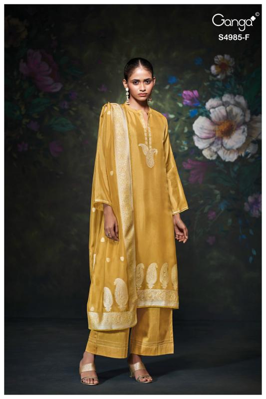 Ganga miorra 4985 wholesale dress material in rajkot